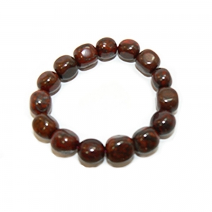 Poppy Jasper Bracelet - Baroque Beads